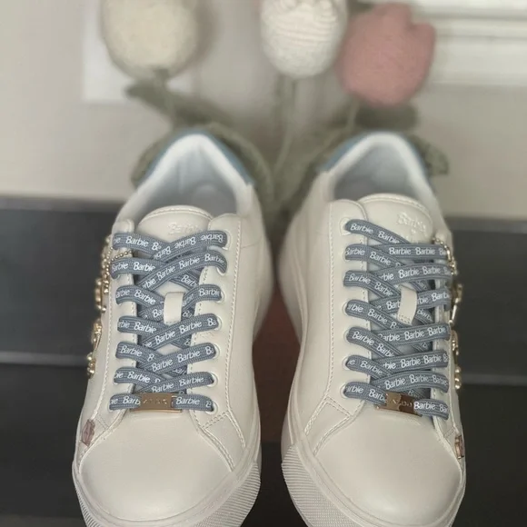 Aldo White and Blue Barbie Sneakers - Picture 3 of 10